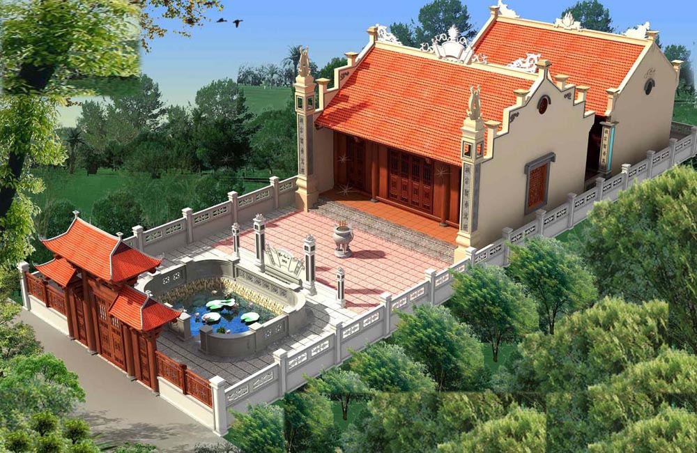 Thế đất “Tứ tượng” trong xây dựng nhà thờ họ đẹp chuẩn phong thủy